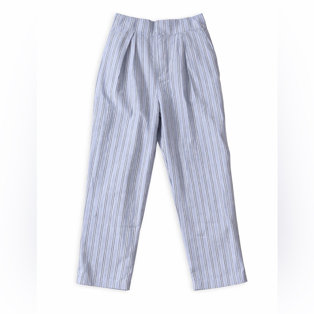 NWOT Urban Outfitters Blue Stripe Cropped High Waist Pants